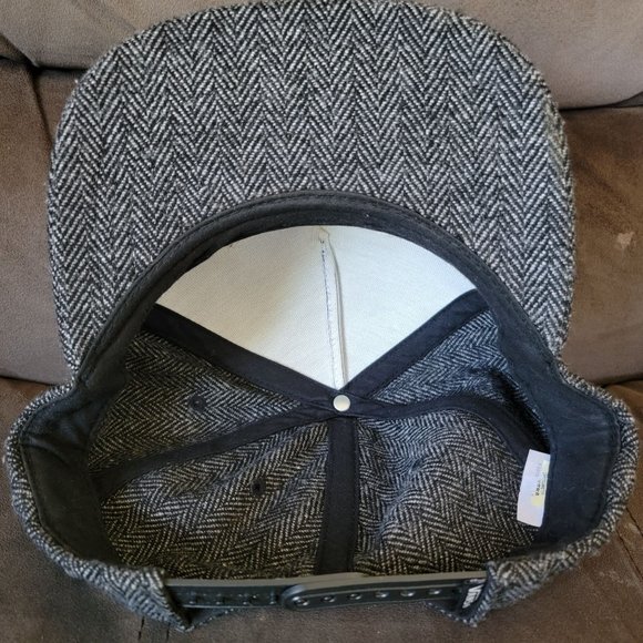 Vans Full Patch Snapback Hat Cap Gray Skateboard Lightweight Adujustable - Picture 9 of 9